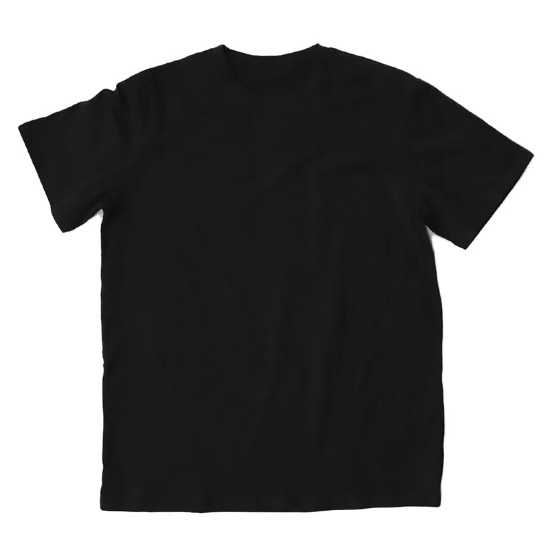 stk216 クルーネックTシャツ  ブラック