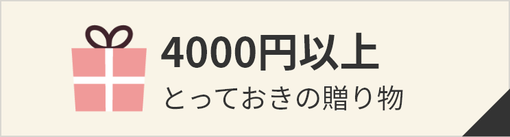 4000円以上 とっておきの贈り物